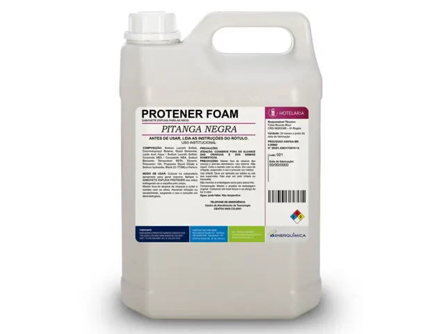 Sabonete Espumado Perfumado PROTENER FOAM INTENSE PITANGA NEGRA 1L