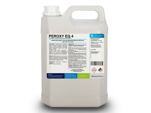 Alvejante à Base de Peróxido de Hidrogênio PEROXY EQ 4 Lavanderia 1L