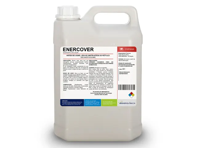 Detergente Neutro Concentrado ENERCOVER 55L