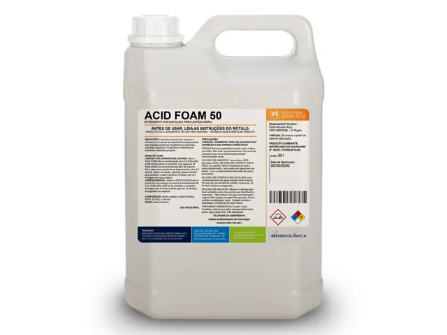 Detergente Espuma Ácido para Limpeza Geral ACID FOAM 50 60Kg