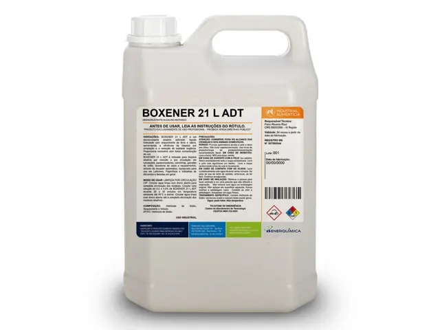 Desincrustante Alcalino Aditivado BOXENER 21 L ADT 25Kg