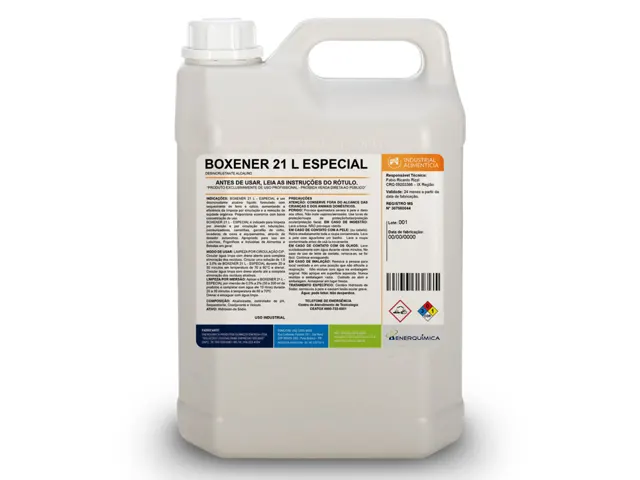 Detergente Desincrustante Alcalino BOXENER 21 L ESPECIAL 6Kg