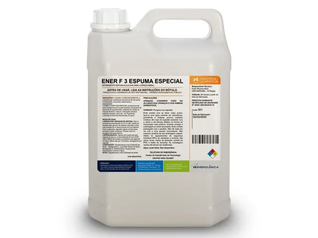 Detergente Espuma Alcalino Concentrado ENER F 3 Espuma Especial 50Kg