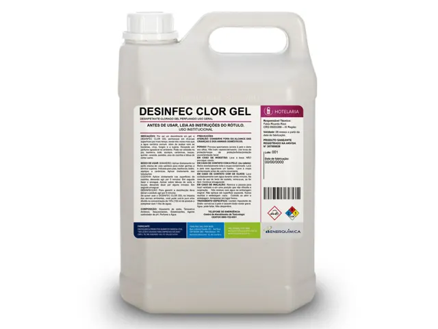 Desinfetante Clorado Gel Perfumado Uso Geral DESINFEC CLOR GEL 1L