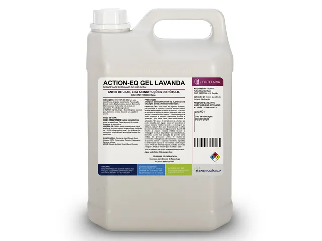 Desinfetante Perfumado Gel uso Geral ACTION EQ GEL LAVANDA 55L