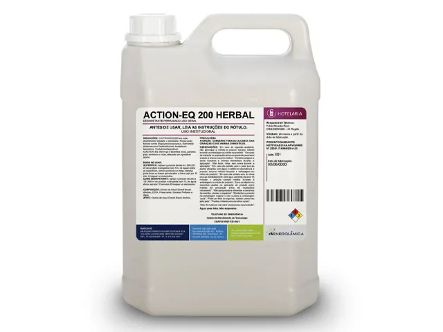 Desinfetante Perfumado Uso Geral ACTION EQ 200 HERBAL 1L