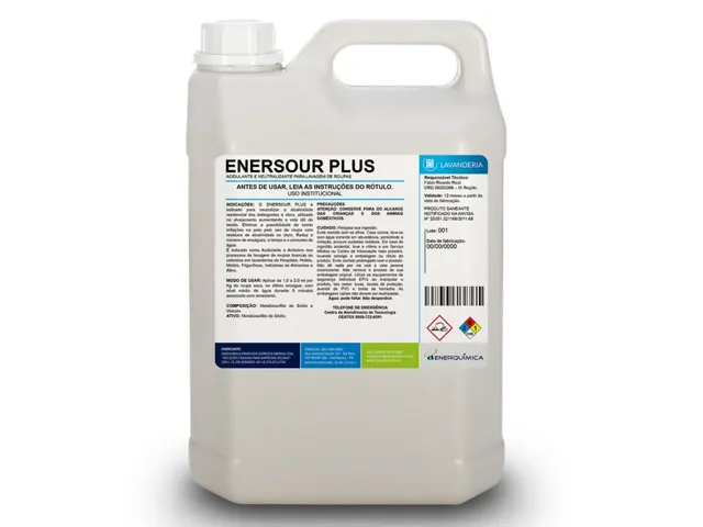 Acidulante e Neutralizante para Lavagem de Roupas ENERSOUR PLUS Lavanderia 1L