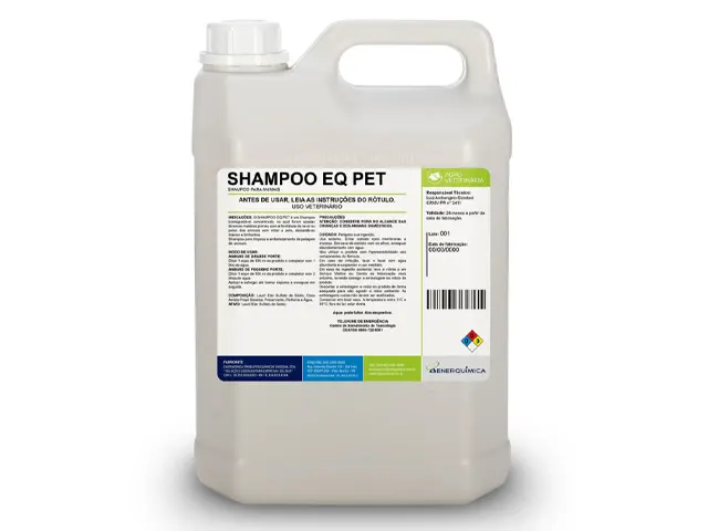 Shampoo Sem Sal e Com Hidratante Perfume Floral SHAMPOO EQ PET 1L