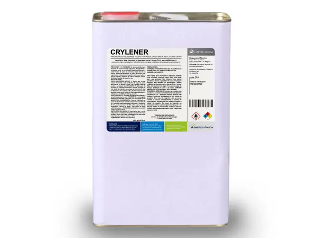 Impermeabilizante de Pisos, Telha, Concretos, Caixas D'água, Silos e Calhas CRYLENER 5Kg