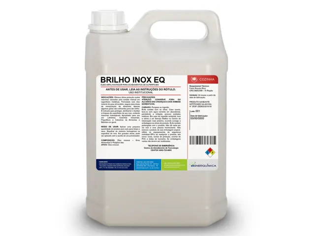 Óleo Abrilhantador para Acabamentos de Superfícies BRILHO INOX EQ 1L