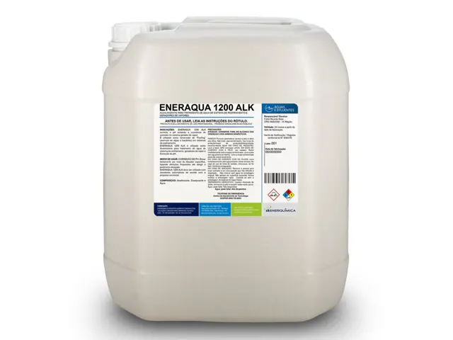 Alcalinizante Tratamento Água de Sistema de Resfriamento e Gerador de Vapor ENERAQUA 1200 ALK 1L