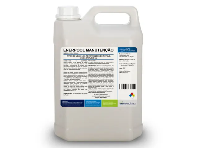 Algicida para Piscina ENERPOOL MANUTENÇÃO 1L