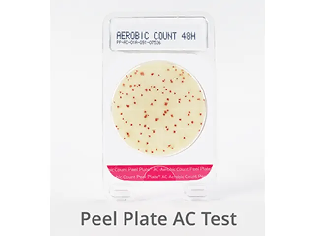 Placa de Contagem Microbiana Bactérias Aeróbicas Peel Plate AC