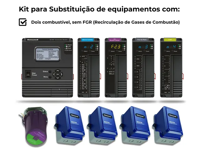 Kit Sistema de Controle de Combustão Honeywell Slate para Substituição do ControlLinks