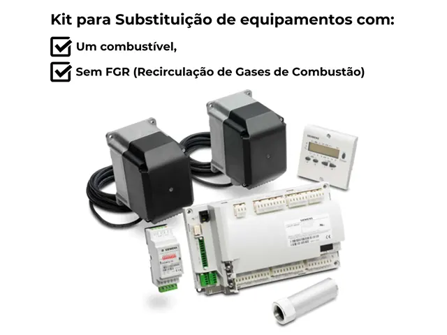 Kit Gerenciador de Queimador e Caldeira Substituição do ControlLinks Único Combustível e sem FGR