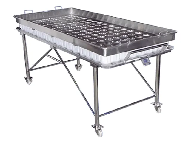 Mesa Inox com Bandeja Enformadora